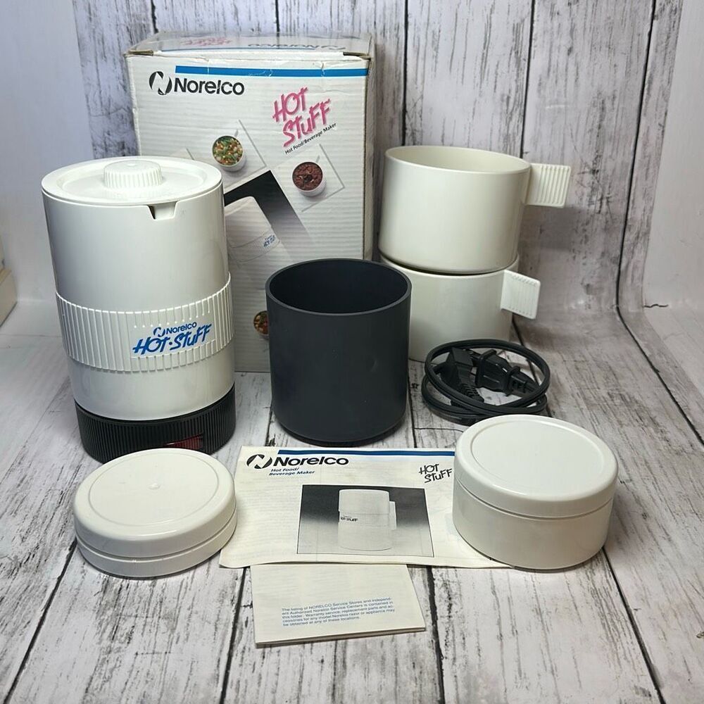 Vintage NORELCO‎ Hot Food Beverage Maker Model #TC22 1986 Works